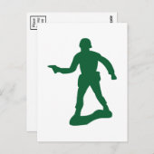 グリーンアーミーマン ポストカード (正面/裏面)