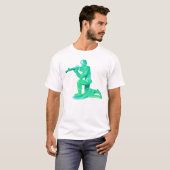グリーンアーミーマン Tシャツ (正面フル)