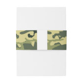 グリーンアーミー結婚迷彩 招待状ベリーバンド (裏面例)