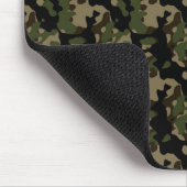 グリーンアーミー迷彩柄迷彩パターン マウスパッド (コーナー)