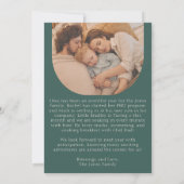 グリーンアーモダンチフォトクリスマス シーズンカード (裏面)