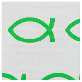 グリーンイエズフィッシュ ファブリック (クローズアップ)