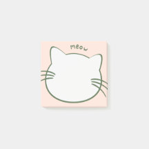 グリーンイエローかわいい猫の形ニャー