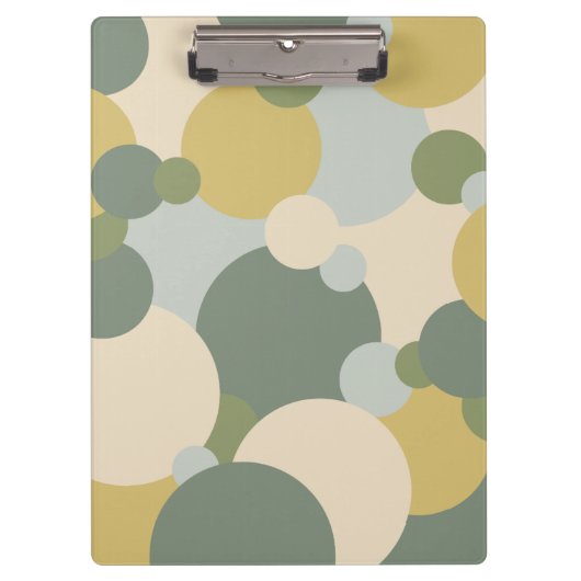 グリーンイエロー分子クリップボード クリップボード (正面)