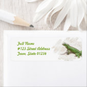 グリーンイグアナリザード差出人住所ラベル ラベル (インサイチュ)