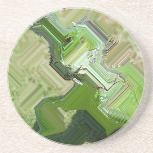 グリーンイグアナ コースター (正面)