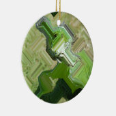 グリーンイグアナ セラミックオーナメント (右)