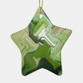 グリーンイグアナ セラミックオーナメント (左)