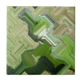 グリーンイグアナ タイル (正面)