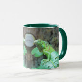 グリーンイグアナ マグカップ (正面右)