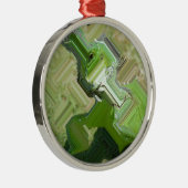 グリーンイグアナ メタルオーナメント (右)