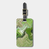 グリーンイグアナ ラゲッジタグ (正面縦)