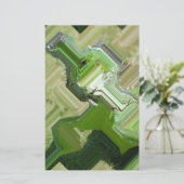 グリーンイグアナ 便箋 (スタンド正面)