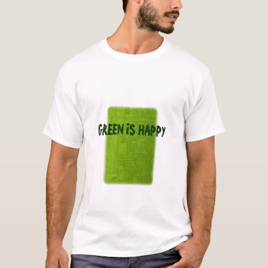 グリーンイズハッピーTシャツ! Tシャツ (正面)