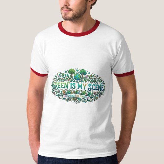 グリーンイズマイシーン Tシャツ (正面)