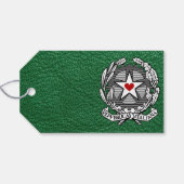 グリーンイタリ結婚アの写真ギフトラベル ギフトタグ (裏面横)