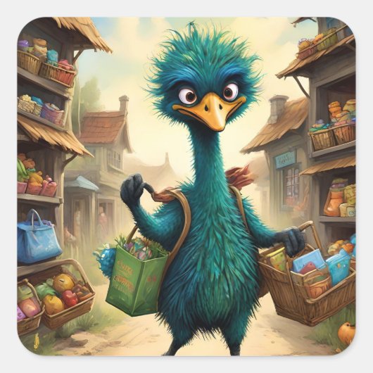 グリーンイムショッピング。 スクエアシール (正面)