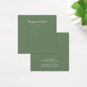 グリーンイヤリング表示カード正方形 (デスク)