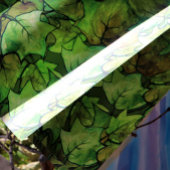 グリーンイングリッシュアイビー自然水の色パターン ラッピングペーパーシート