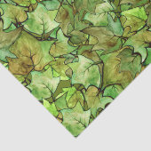 グリーンイングリッシュアイビー自然水の色パターン 薄葉紙 (詳細)