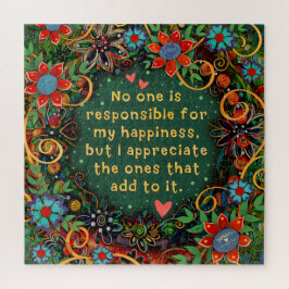 グリーンインスパイアフローラの幸せ ジグソーパズル