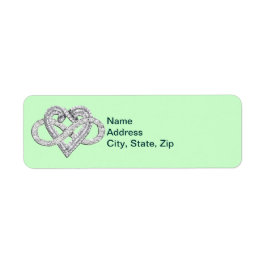 グリーンインフィニティハート住所 シール