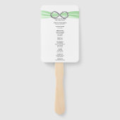 グリーンインフィニティ結婚式 プログラムファン ハンドファン (裏面)