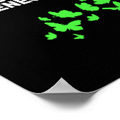 グリーンインメンタルヘルス認識度月グリーンT ポスター (角)