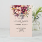 グリーンイージュ・ユーカリグリーンの花園招待状 招待状 (スタンド正面)