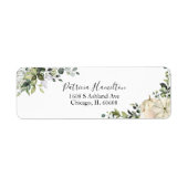 グリーンイージー 秋のブライダルシャワー ラベル (正面)