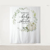 グリーンイージー 秋の赤ちゃんのシャワー 背景 タペストリー (正面)