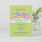 グリーンイースターエッグ狩り招待状 案内状 (スタンド正面)