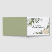 グリーンイー Eucalyptus パンプキン 秋のブライダルシャワー ゲストブック (全面)