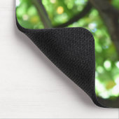 グリーンウィステリアペルゴラツリー自然撮影 マウスパッド (コーナー)