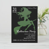 グリーンウィッチのほうき ハロウィンパーティー 招待状 (スタンド正面)