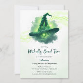 グリーンウィッチハットマジカルファンタジーハロウィーン 招待状 (正面)