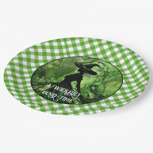 グリーンウィッチワイケディーグッドタイムハロウィーン誕生日 ペーパープレート (アングル)