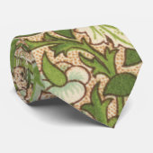 グリーンウィリアム・モリス美術工芸品パターン ネクタイ (ロール)