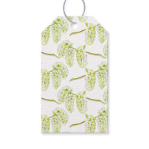 グリーンウィロー春のカタキンス水彩ギフトラベル