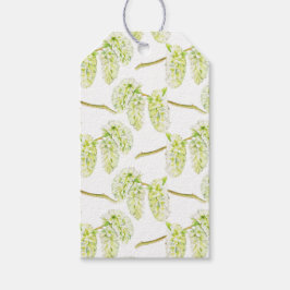 グリーンウィロー春のカタキンス水彩ギフトラベル ギフトタグ