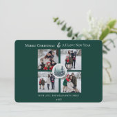 グリーンウィンターフォレストフローラフォトコラージュ シーズンカード (スタンド正面)