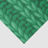 グリーンウィンター編み物ウールパターン 薄葉紙 (詳細)