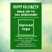 グリーンウィンドウクリングのハロウィンセール ウィンドウサイン (シート3)