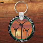 グリーンウィンドカンザス キーホルダー (正面)