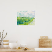 グリーンウィートフィールドオーバーズ(1890) by Vincent ポスター (キッチン)