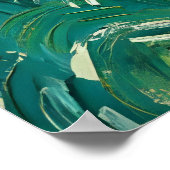 グリーンウィートフィールドビンセント・ヴァン・ゴッホ ポスター (角)