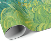 グリーンウィートフィールドランドスケープArt Vanゴッホ ラッピングペーパー (ロールコーナー)
