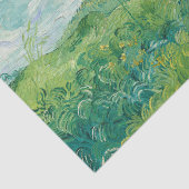 グリーンウィートフィールドランドスケープArt Vanゴッホ 薄葉紙 (詳細)