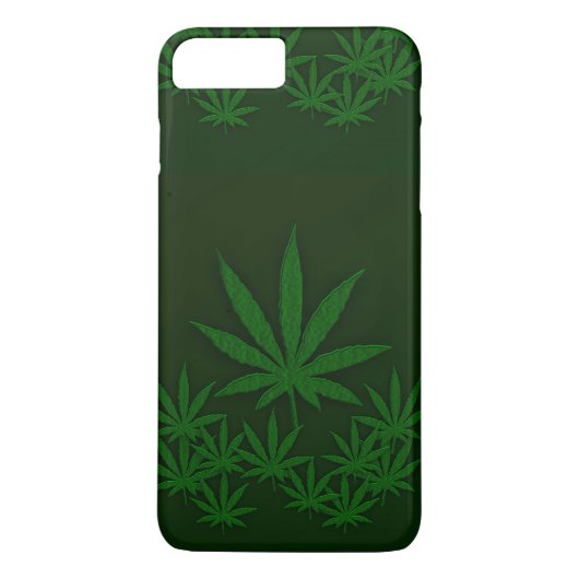 グリーンウィードiPhone 7 Case-Mate iPhoneケース (裏面)