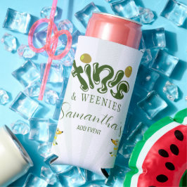 グリーンウィーニーズ＆ティニーズの面白いマーティニ誕生日パーティー スリム缶クーラー